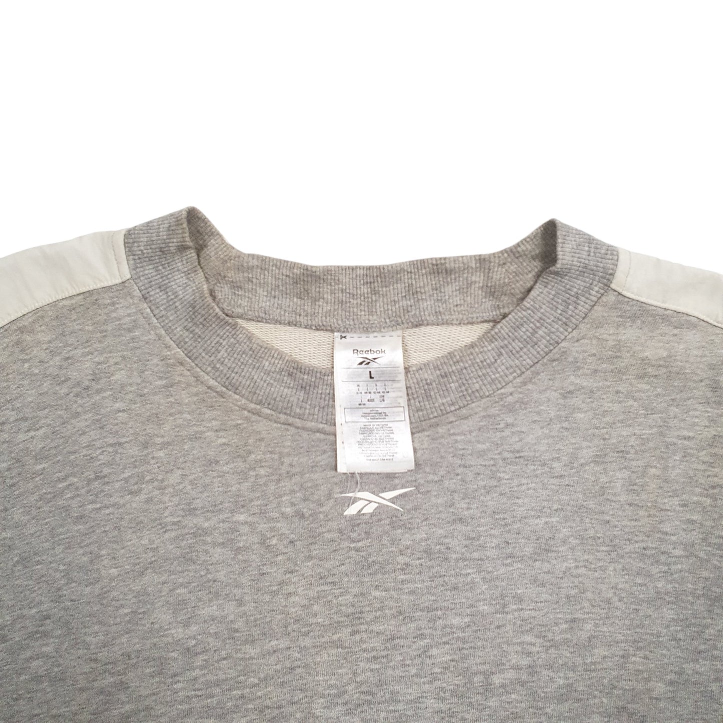 Womens Grey Reebok  Crewneck Jumper