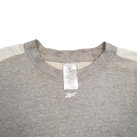 Womens Grey Reebok  Crewneck Jumper