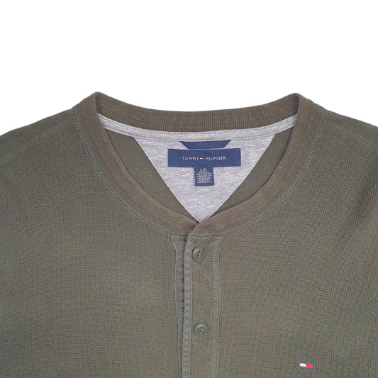 Mens Khaki Tommy Hilfiger  Crewneck Jumper