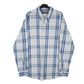 Mens Blue Chaps  Long Sleeve Shirt