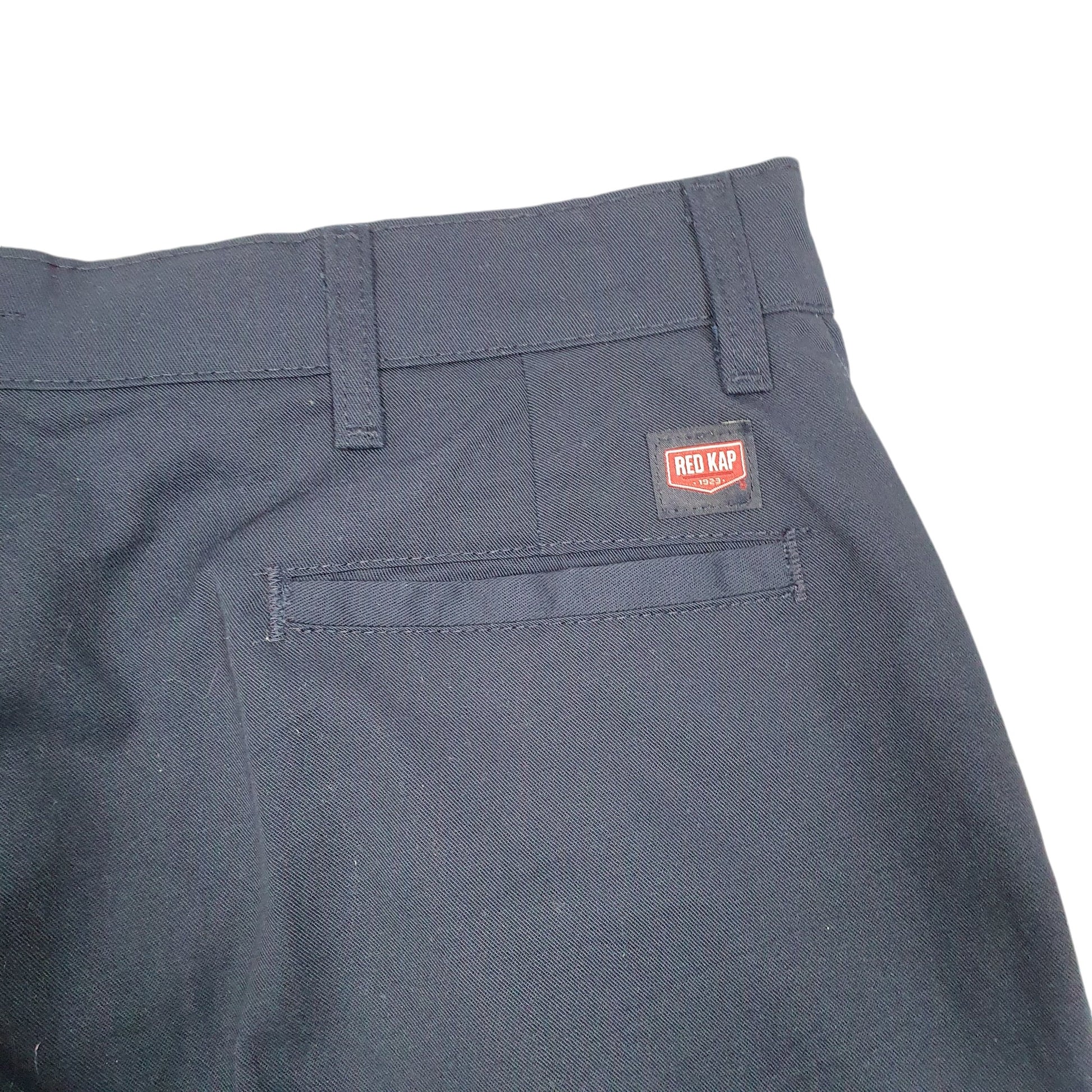 Mens Navy Red Kap Workwear USA Chino Shorts
