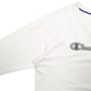 Womens White Champion Spellout Crewneck Jumper