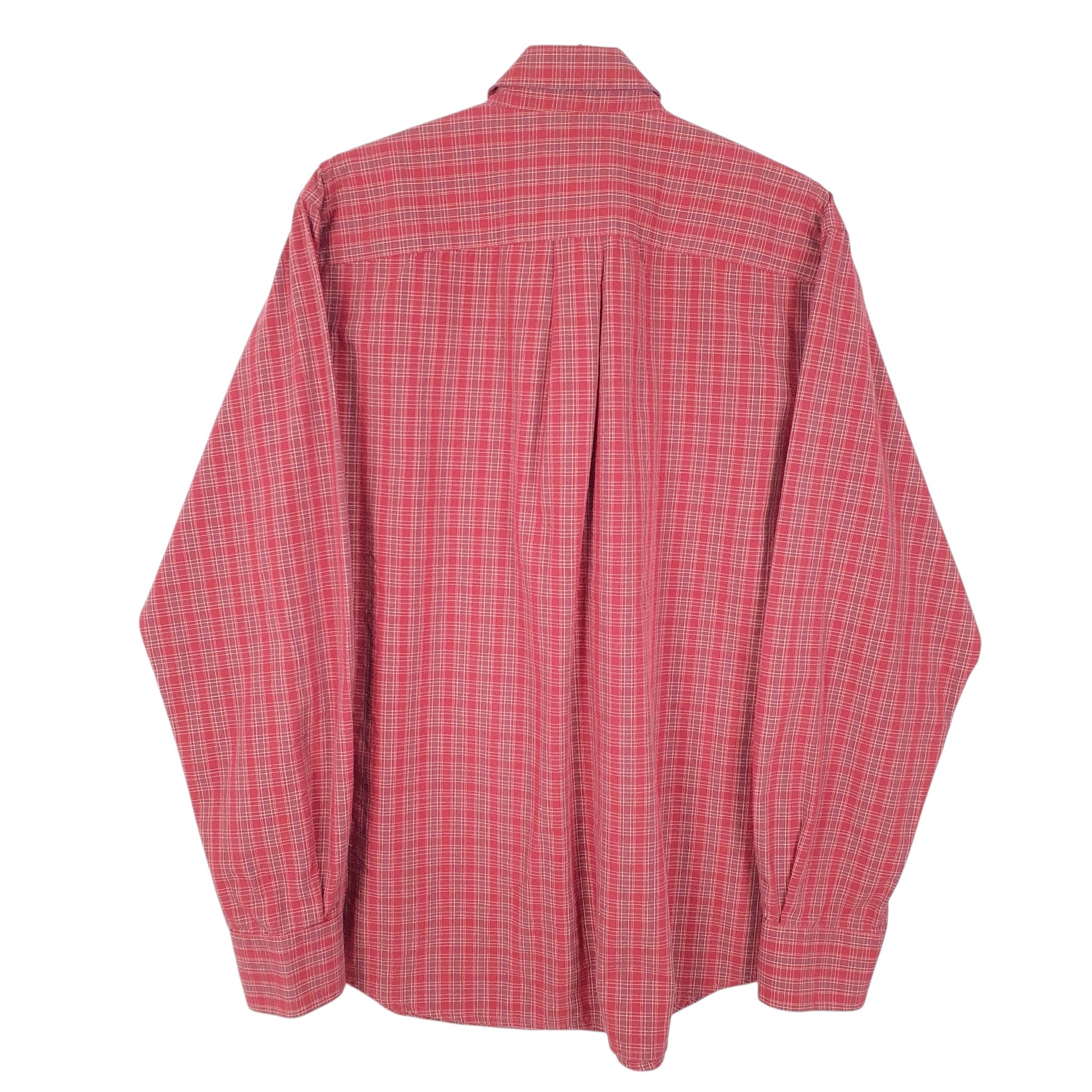 Mens Red Dockers  Long Sleeve Shirt