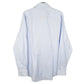 Mens Blue Moss London Tailored Long Sleeve Shirt