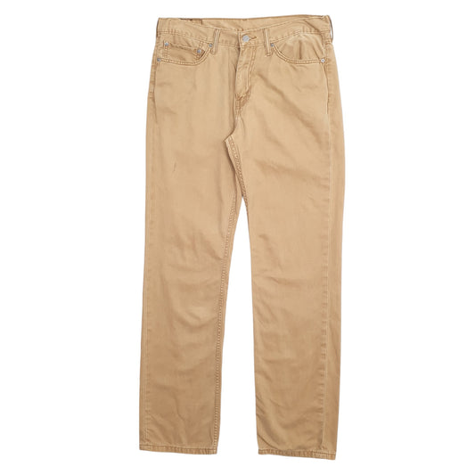 Mens Tan Levis  514 JeansW34 L34