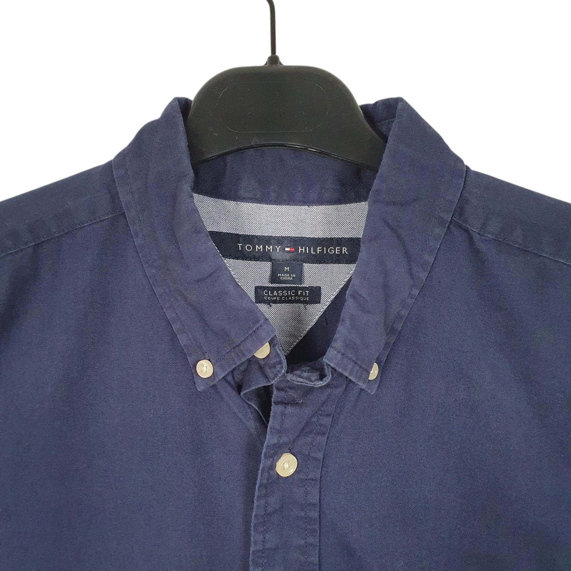 Mens Navy Tommy Hilfiger  Long Sleeve Shirt