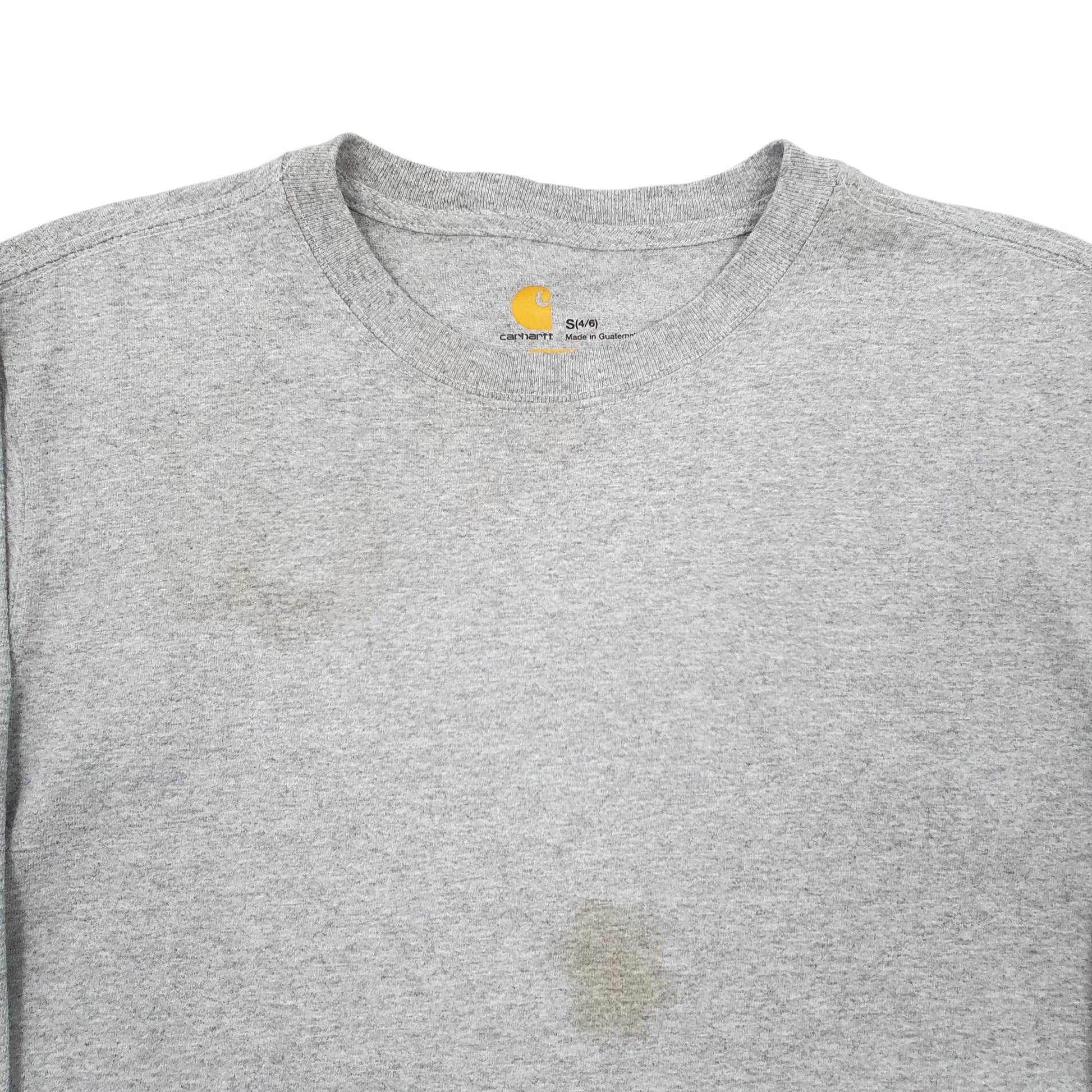 Womens Grey Carhartt  Long Sleeve T Shirt