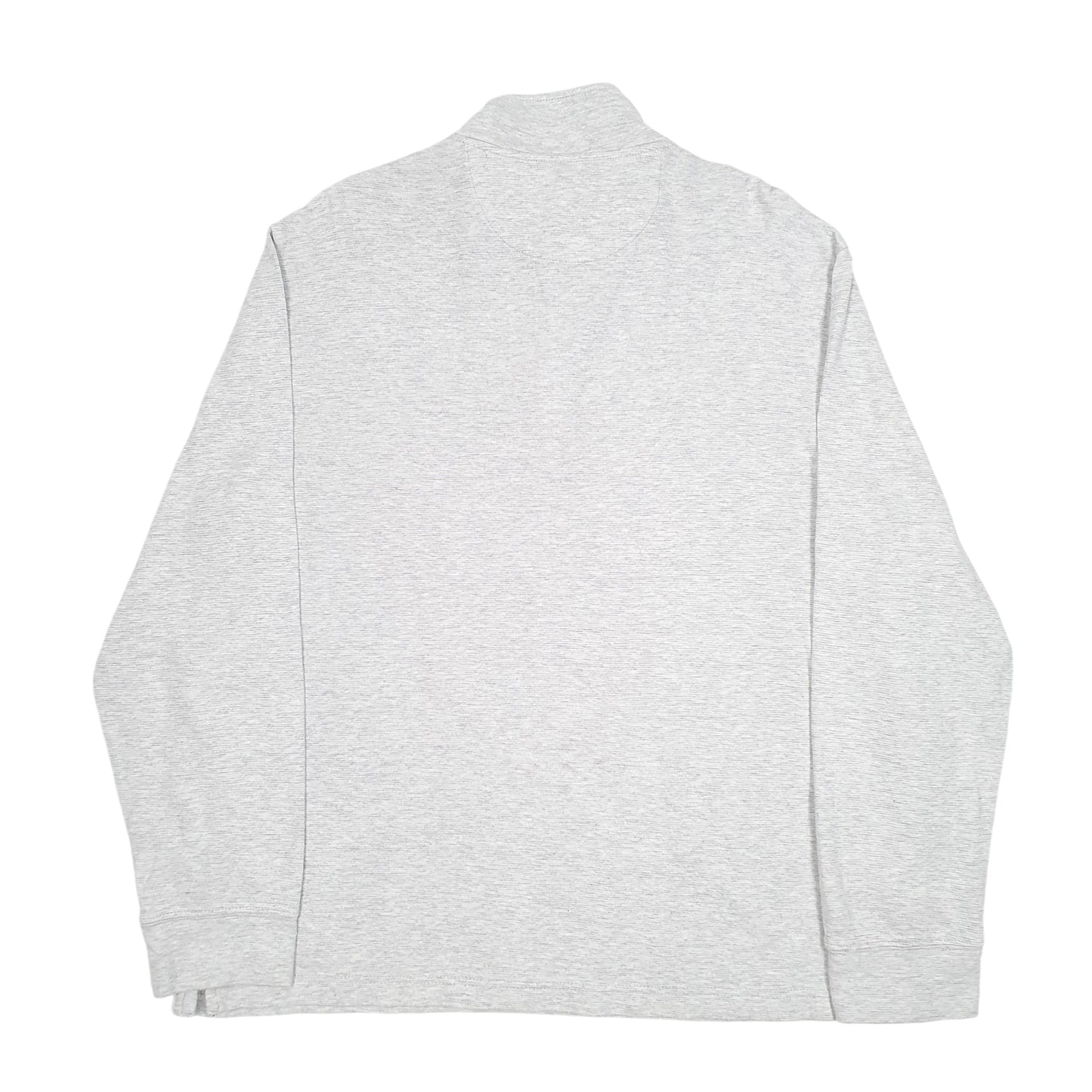 Womens Grey Chaps  Quarter Zip Jumper