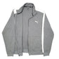 Mens Grey Puma  Full Zip Jumper
