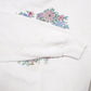 Womens White Gopher Sport Vintage Roll Neck Flowers Birds 90s Made In USA Crewneck Jumper