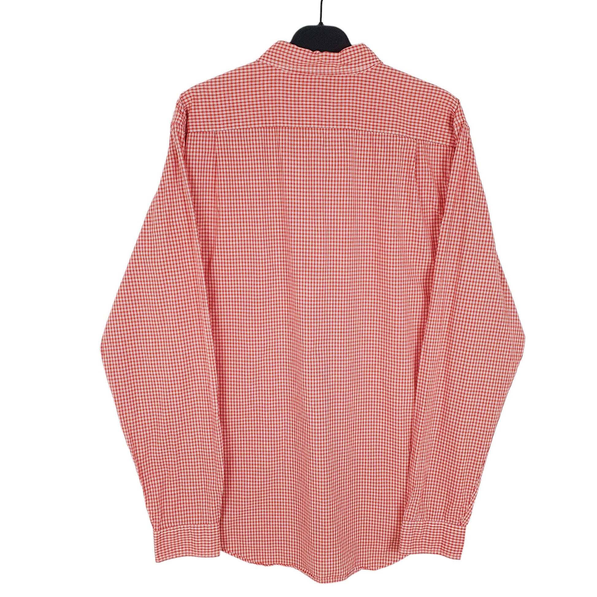 Mens Red Lacoste  Long Sleeve Shirt