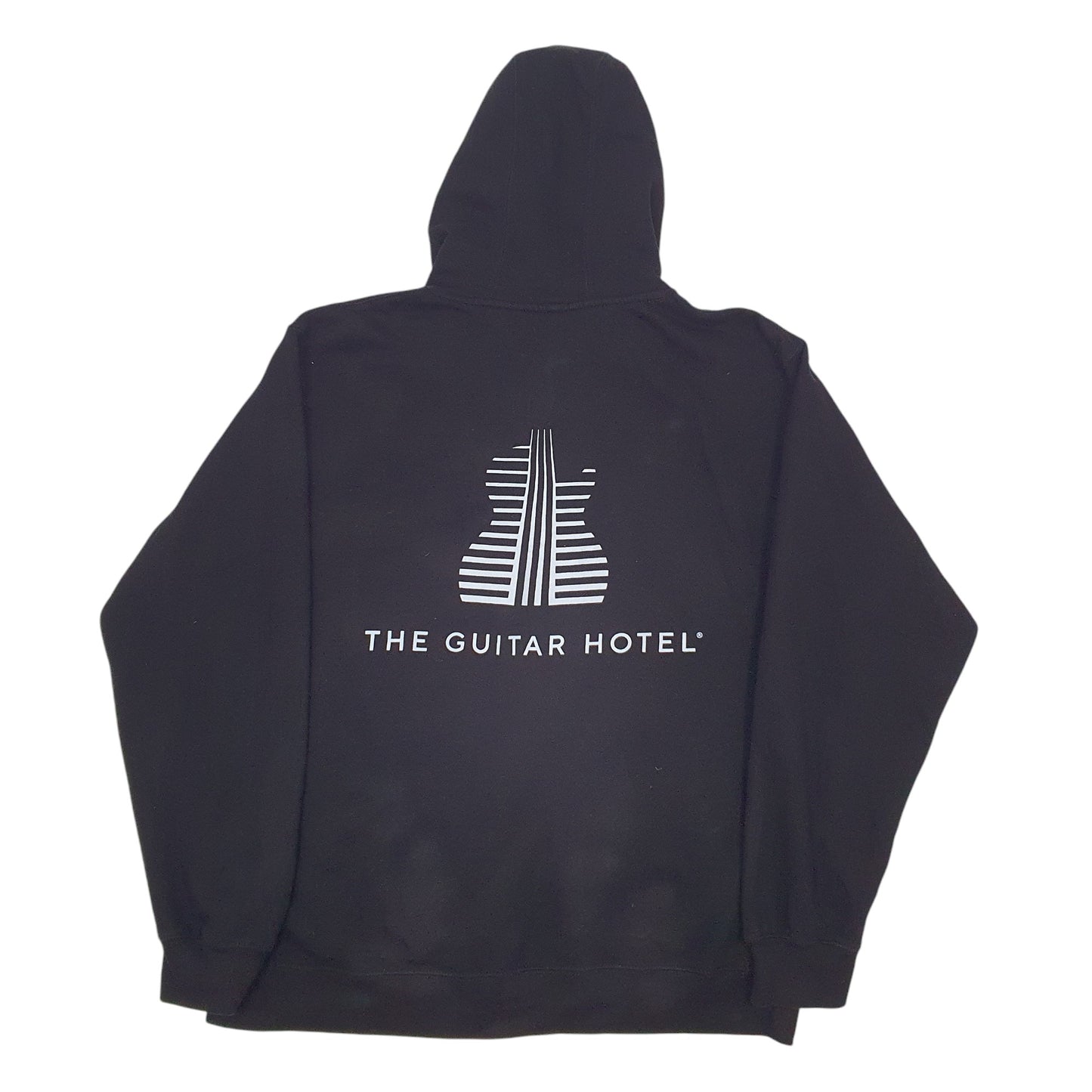 Mens Black Hard Rock  Full Zip Jumper