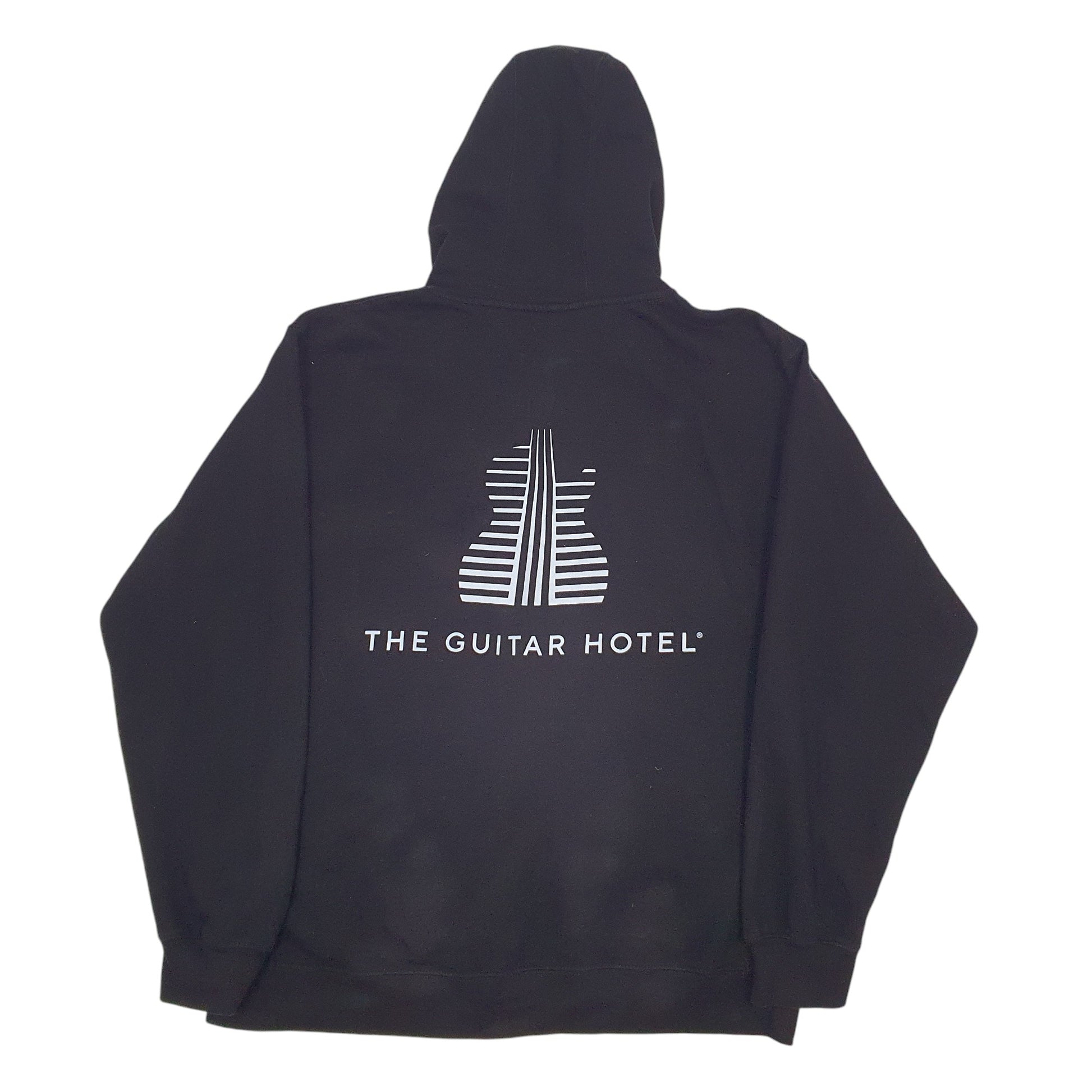 Mens Black Hard Rock  Full Zip Jumper