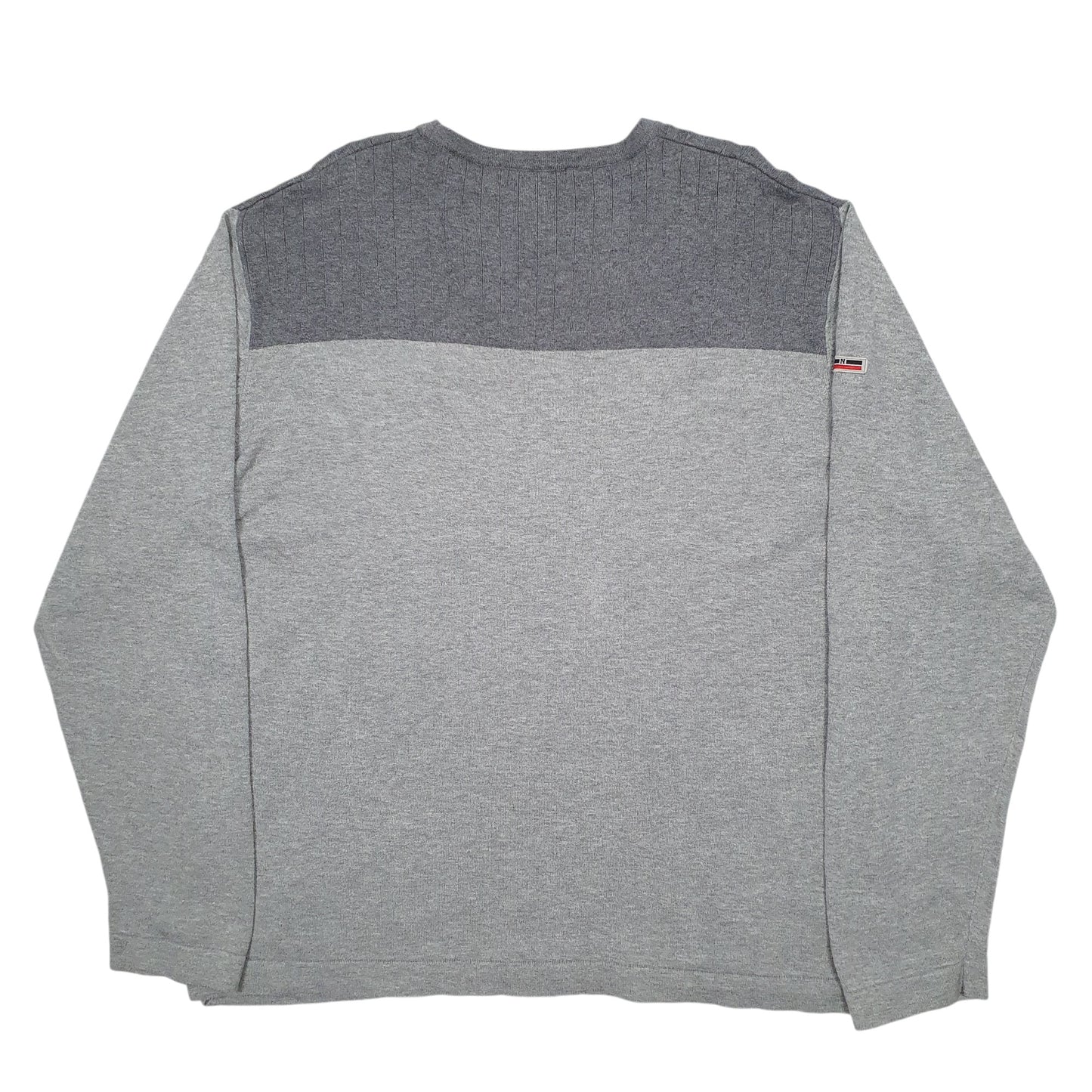 Mens Grey Nautica Knit Crewneck Jumper