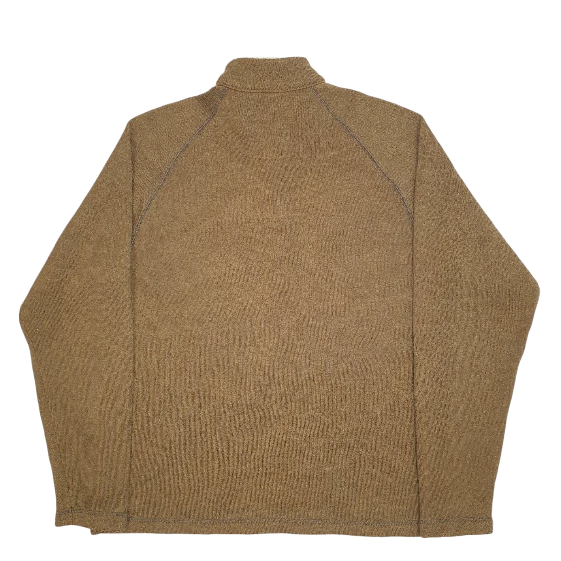 Mens Brown Columbia  Quarter Zip Jumper