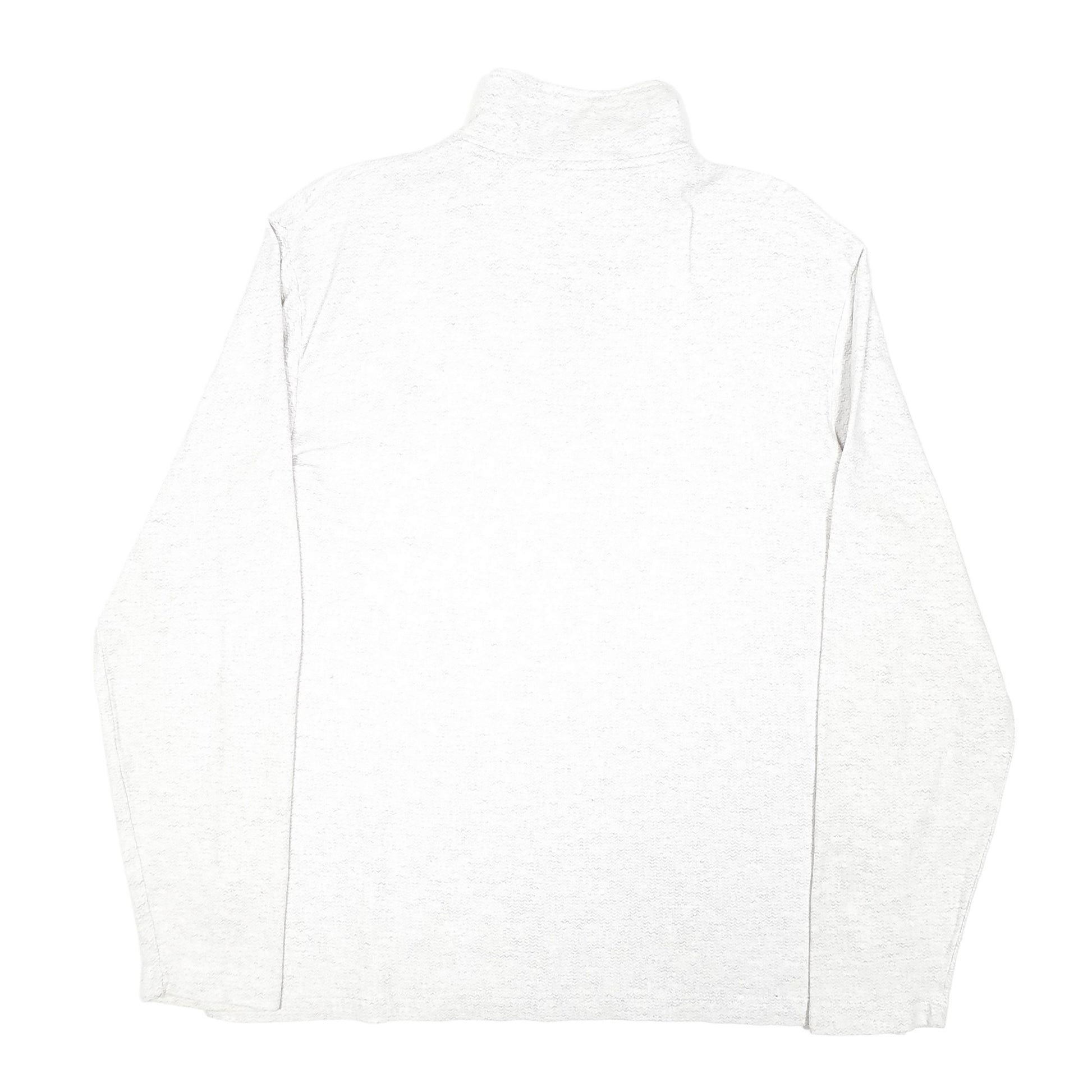 Mens Grey Chaps  Quarter Zip Jumper