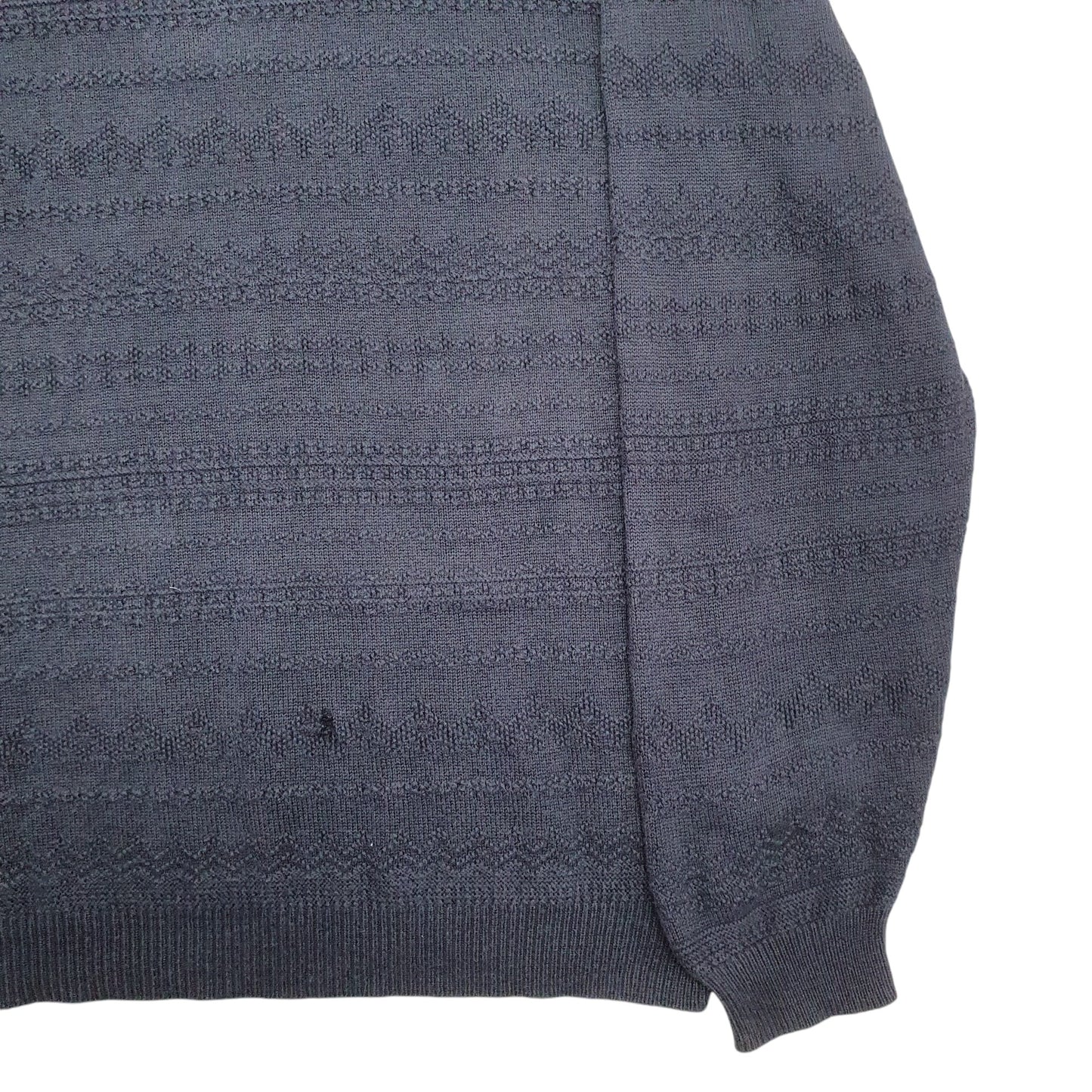 Mens Navy Nautica Knit Crewneck Jumper