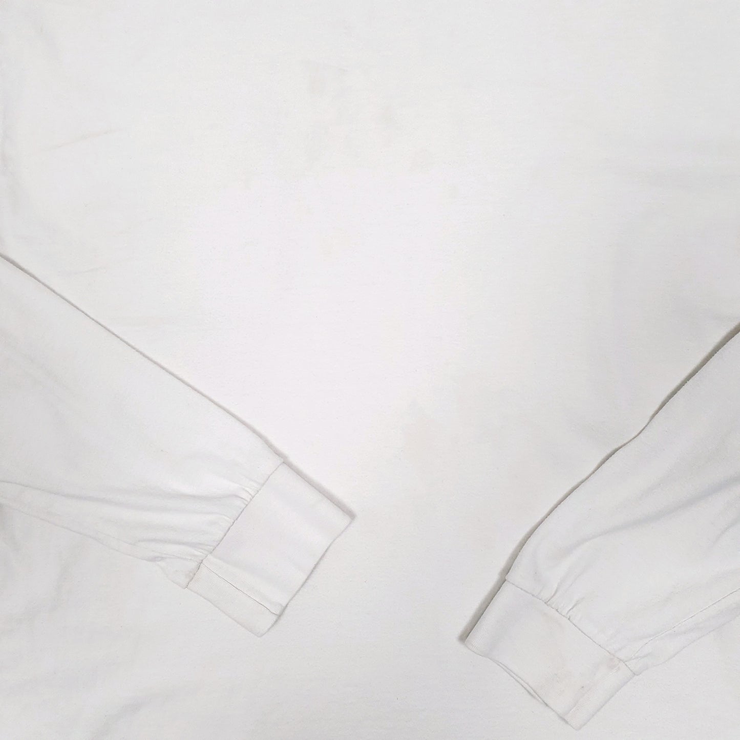 Mens White Dickies Pocket Workwear Long Sleeve T Shirt