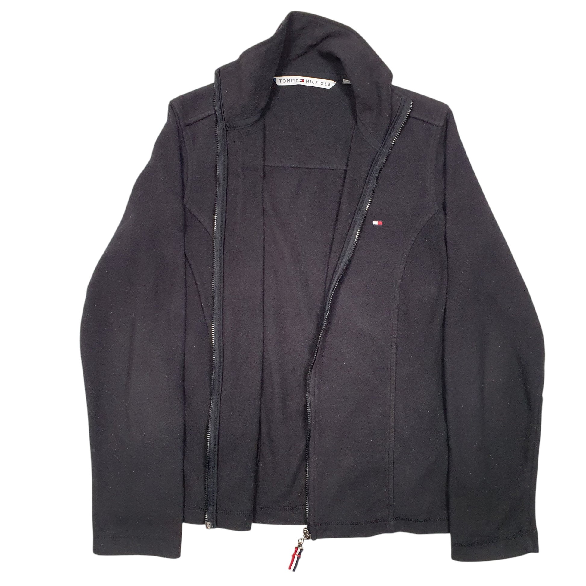 Womens Black Tommy Hilfiger  Full Zip Jumper