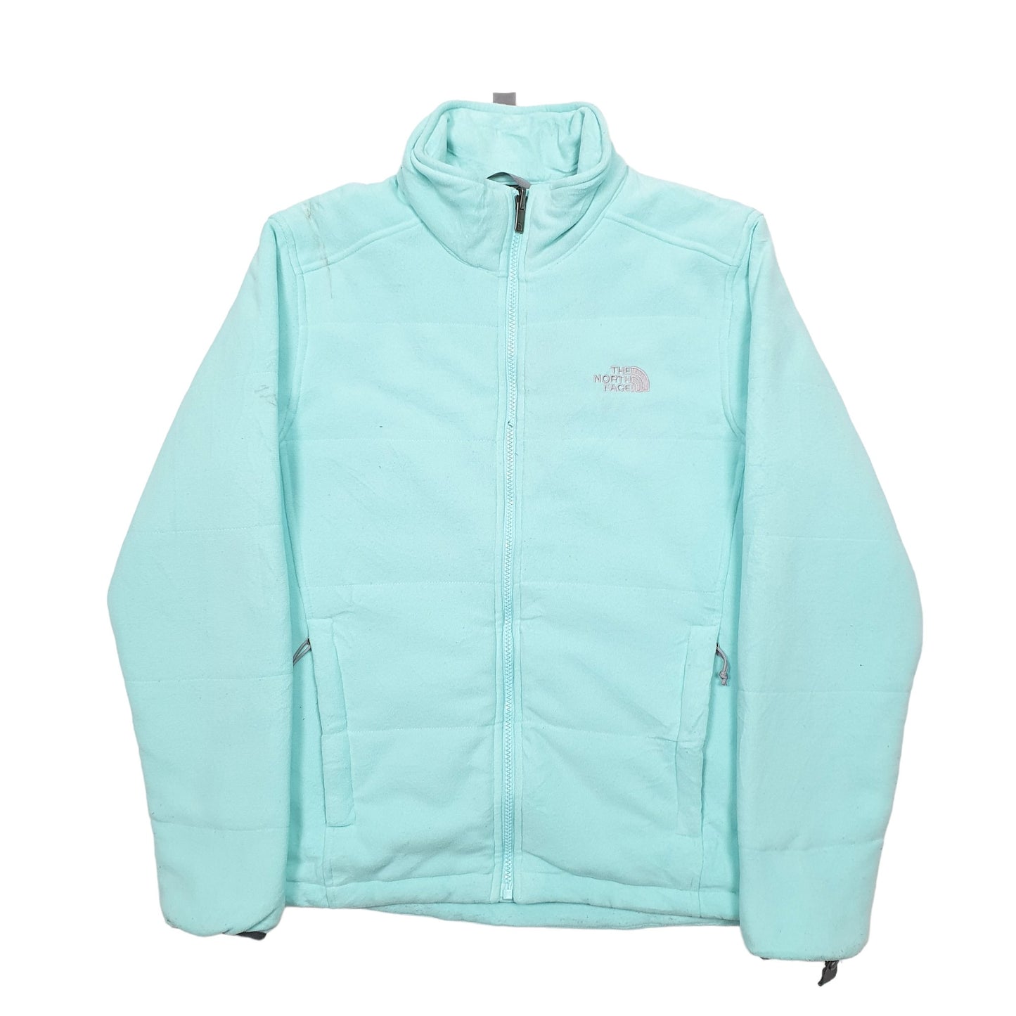 Womens Green The North Face Polartec Full Zip Jumper