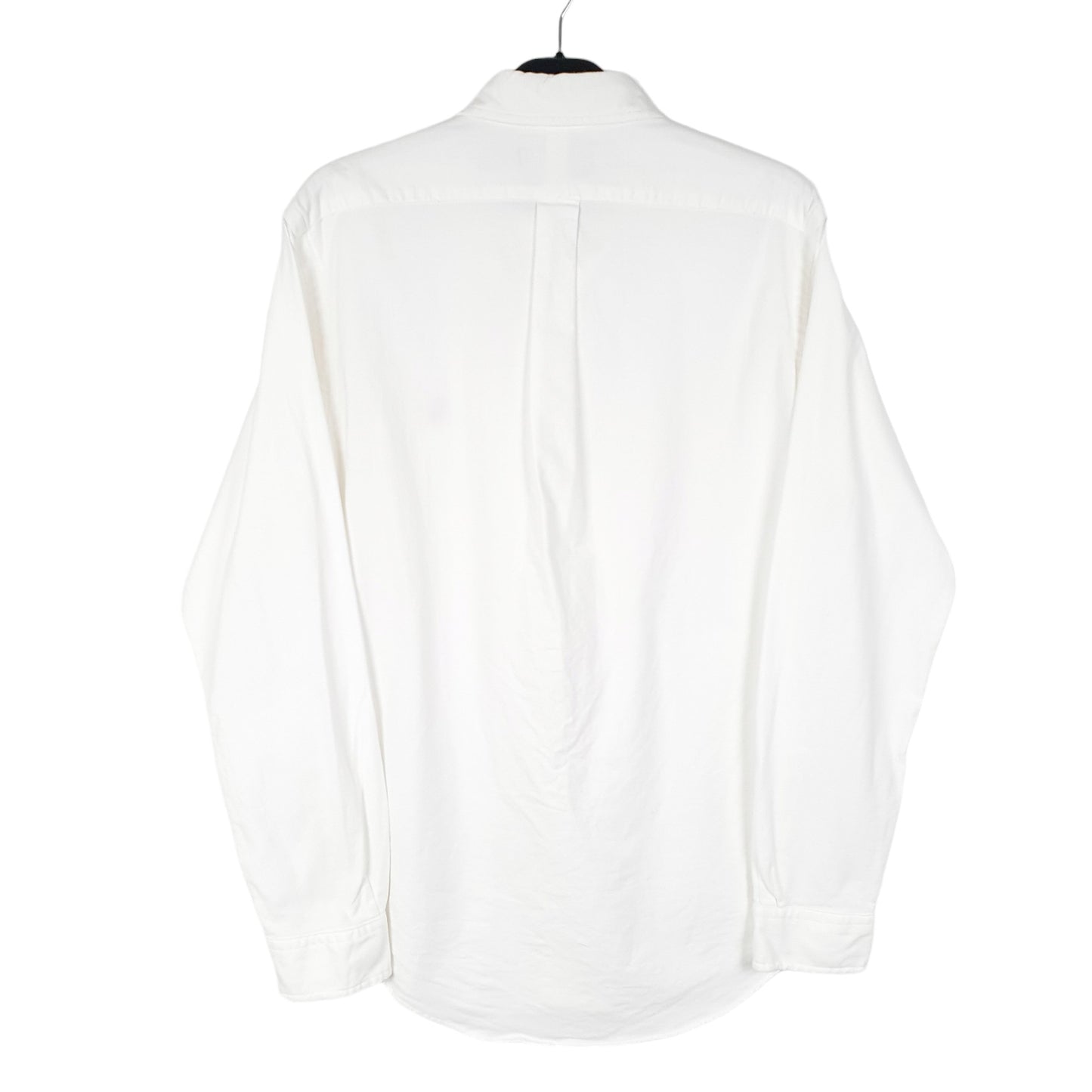 Mens White Ralph Lauren Oxford Stretch Long Sleeve Shirt