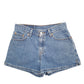 Womens Blue Levis EGG Vintage Denim Shorts