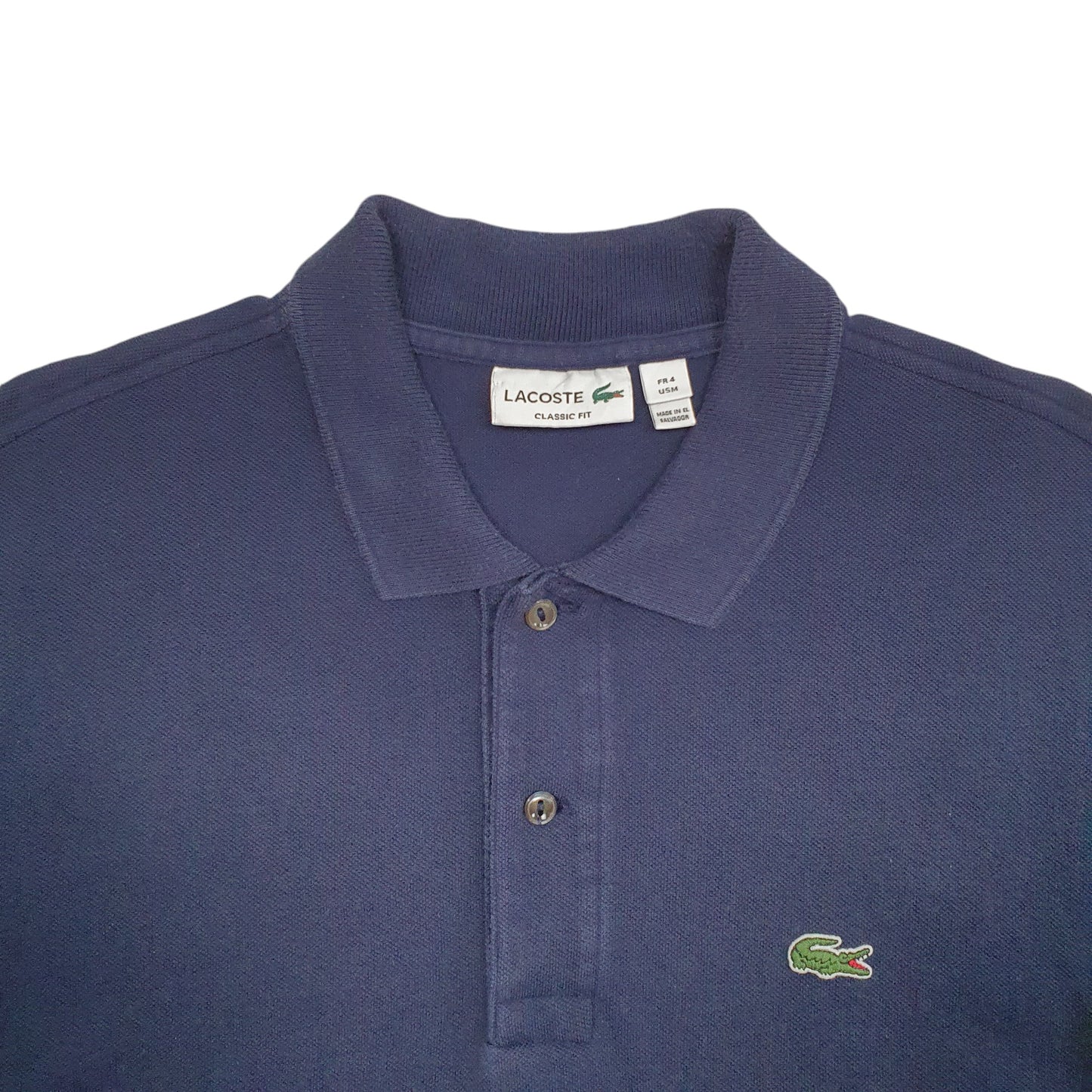 Mens Navy Lacoste  Short Sleeve Polo Shirt