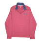 Mens Burgundy L.L.Bean  Quarter Zip Jumper