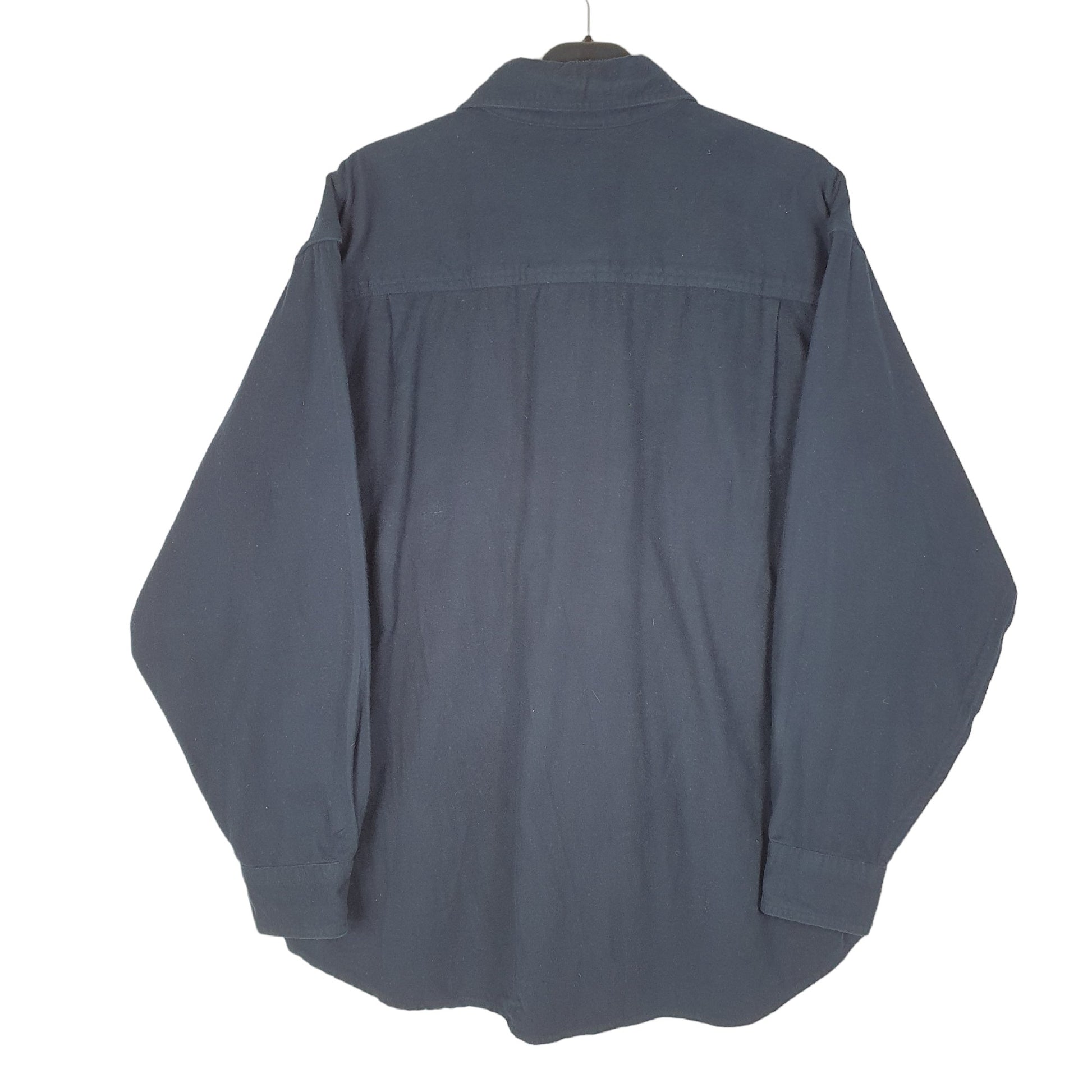 Mens Navy Levis Flannel Overshirt Shacket Chamois Long Sleeve Shirt