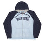 Mens Blue Tommy Hilfiger Spellout Full Zip Jumper