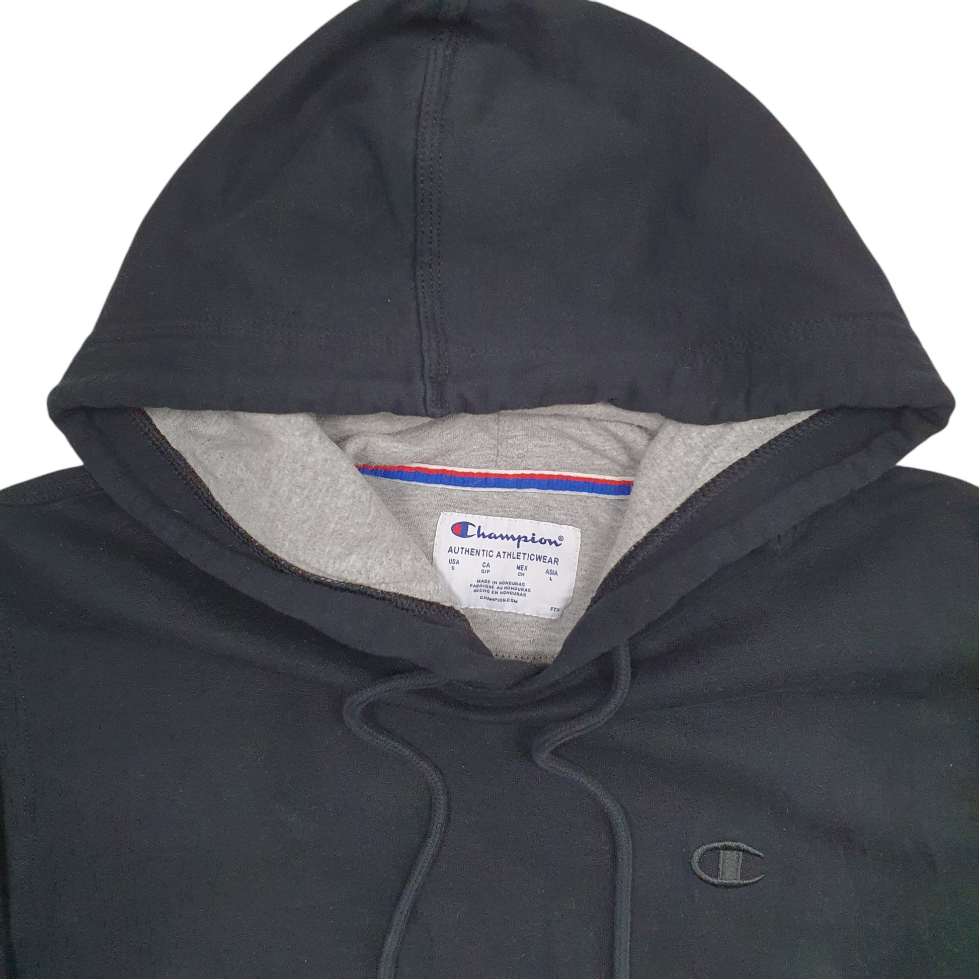 Mens Black Champion  Hoodie Jumper