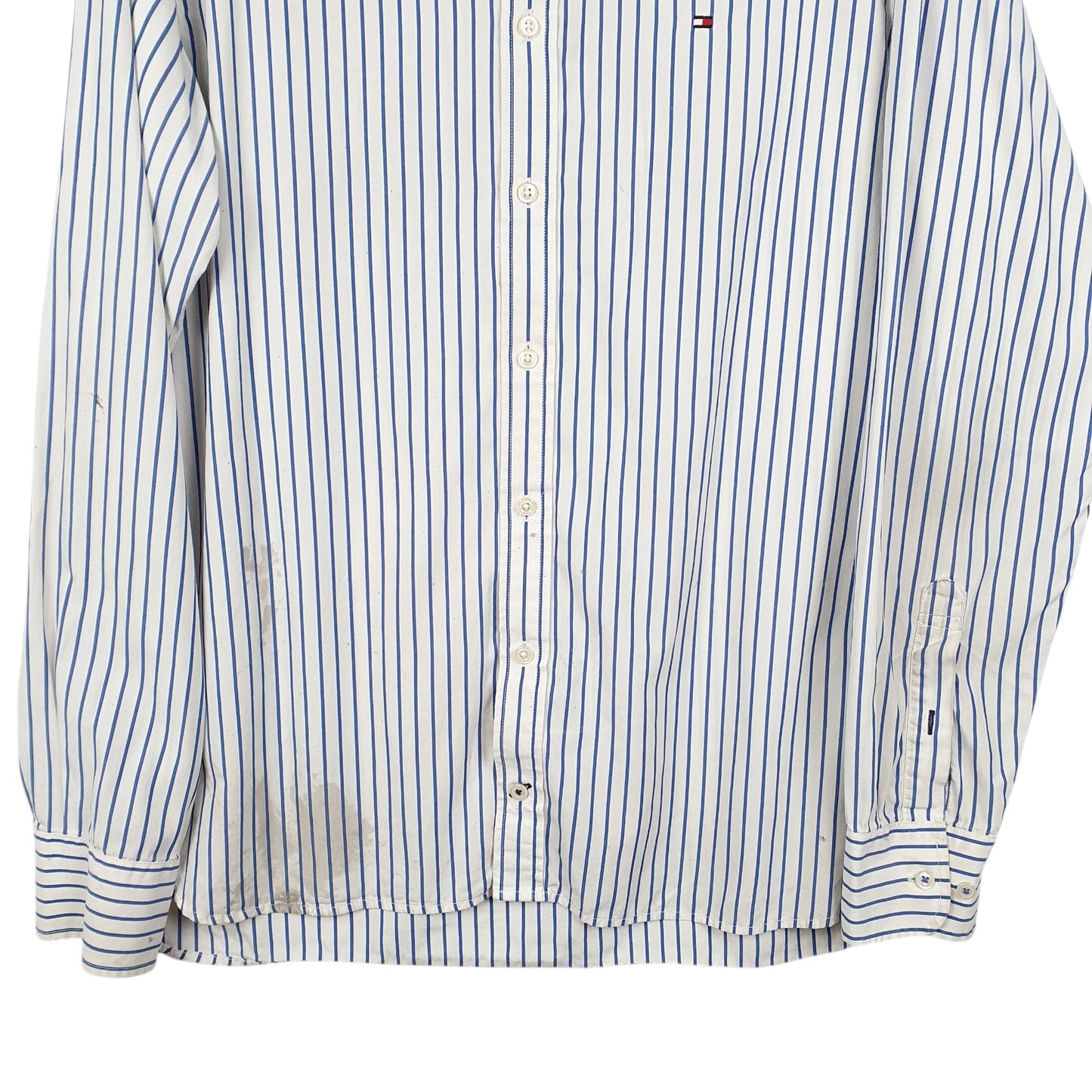 Mens White Tommy Hilfiger  Long Sleeve Shirt