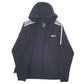 Mens Black Adidas  Full Zip Jumper