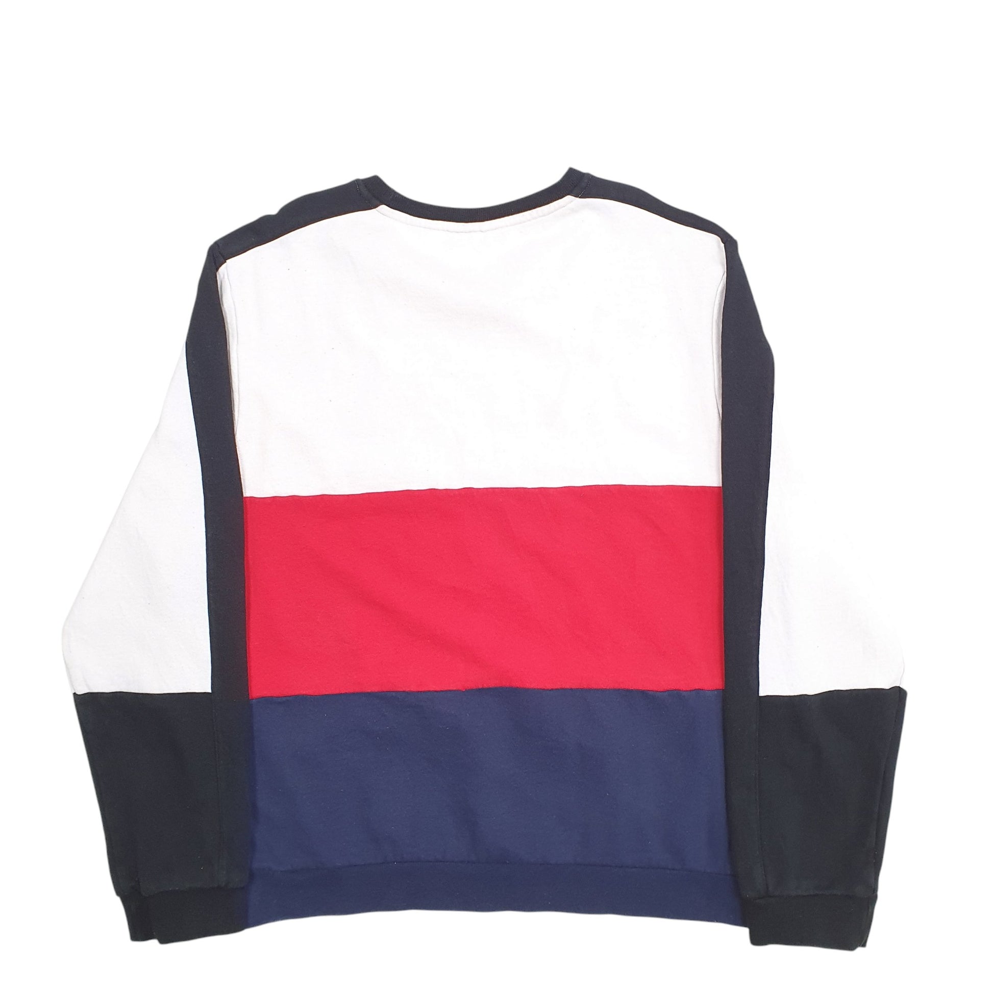 Mens Red Fila International Spellout Crewneck Jumper
