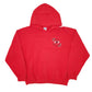 Mens Red Gildan  Hoodie Jumper