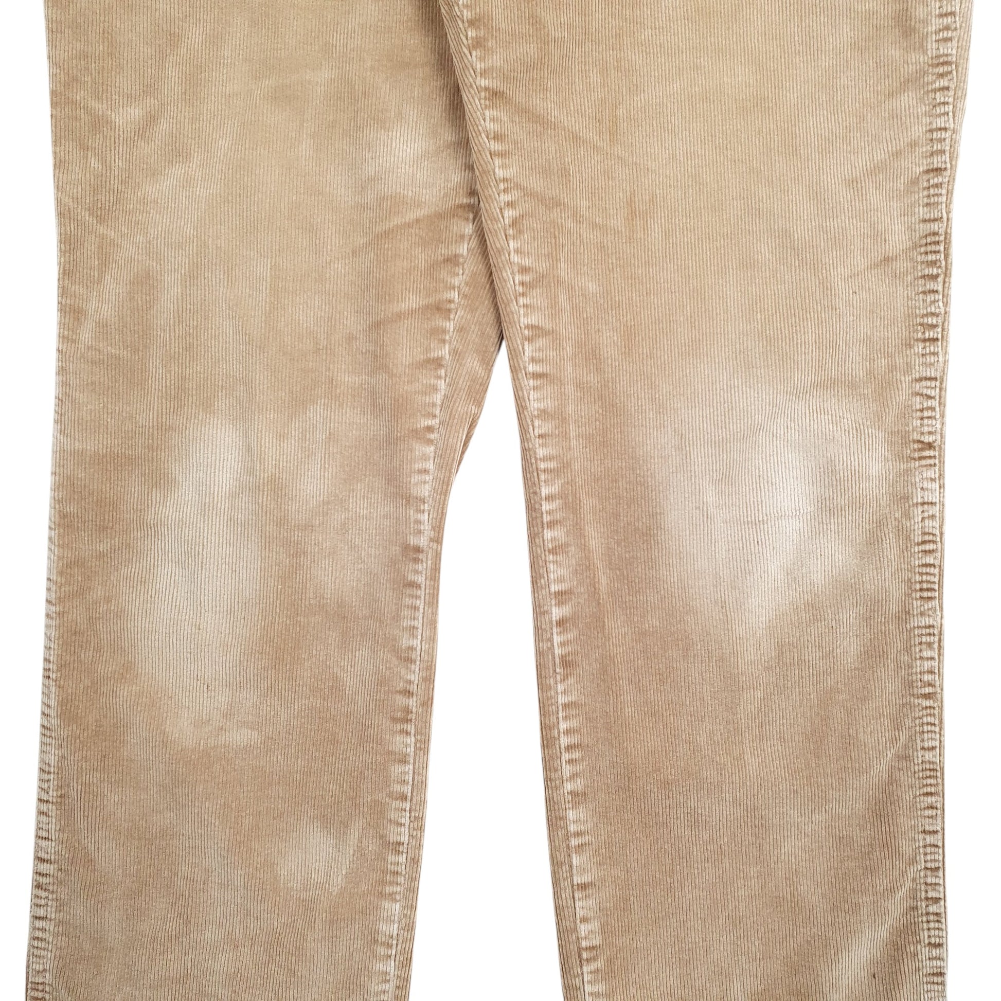 Mens Beige Wrangler  Corduroy Trousers