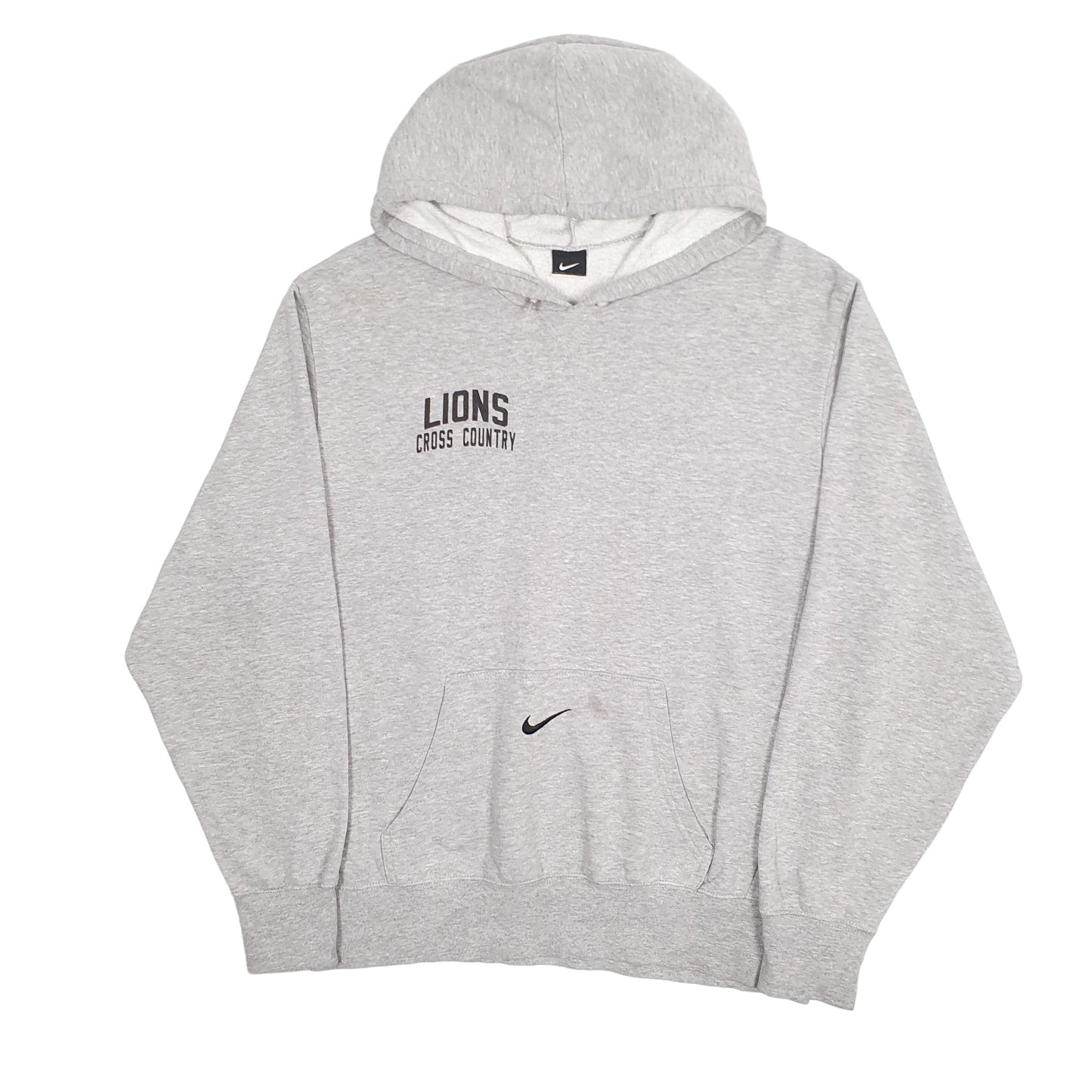 Mens Grey Nike Cross Country Hoodie Jumper