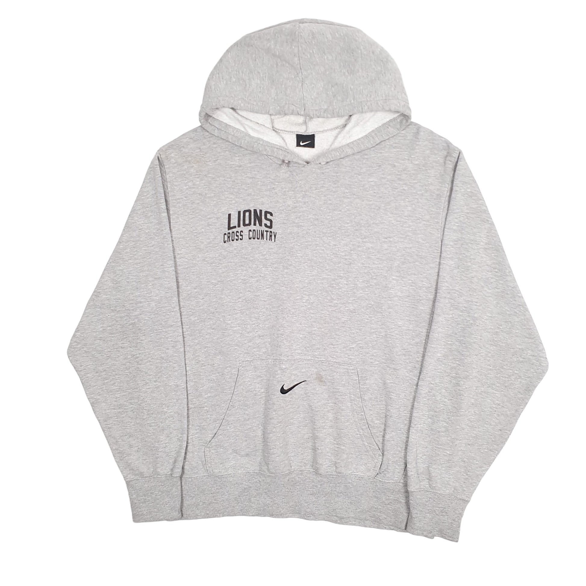 Mens Grey Nike Cross Country Hoodie Jumper