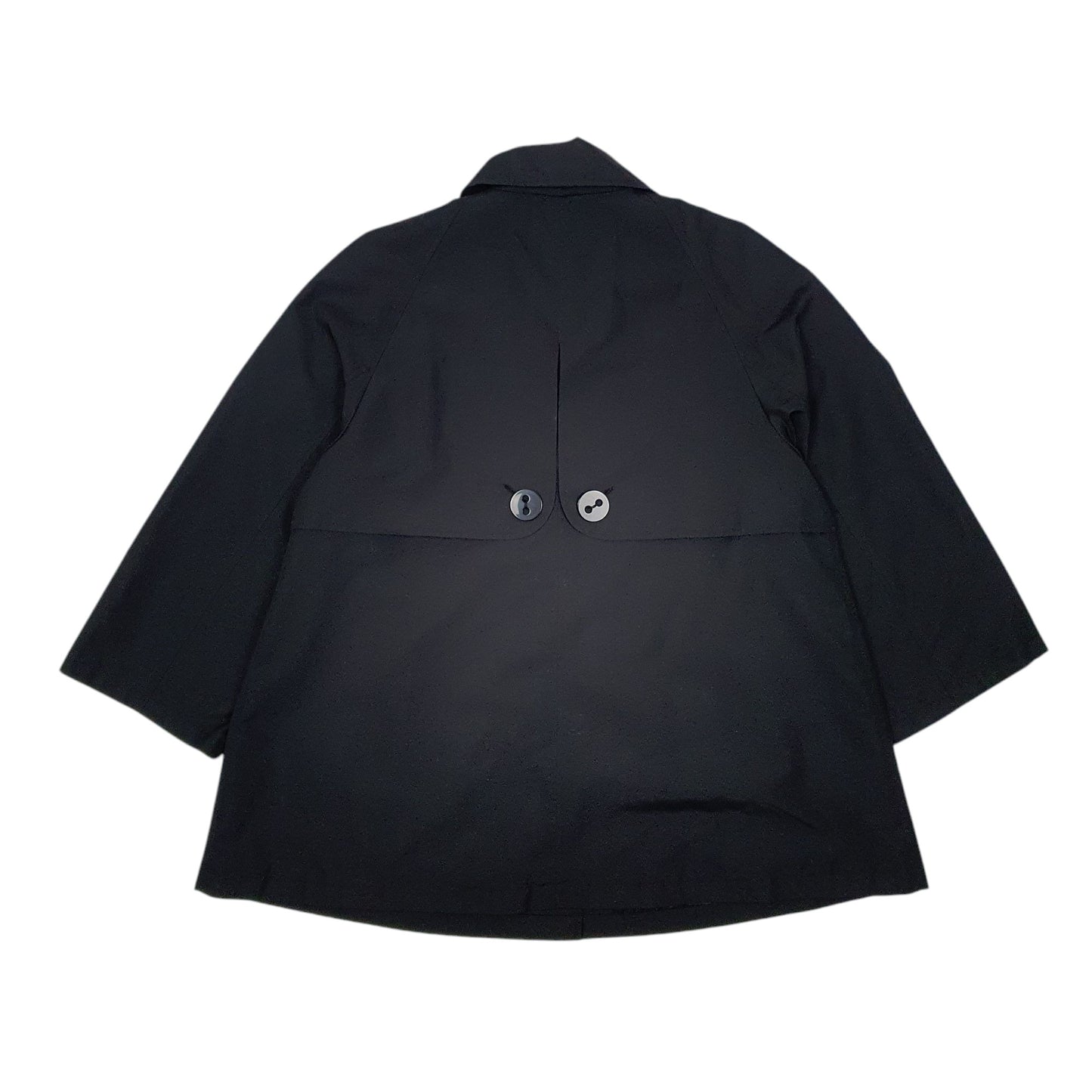 Womens Black Piazz   Coat