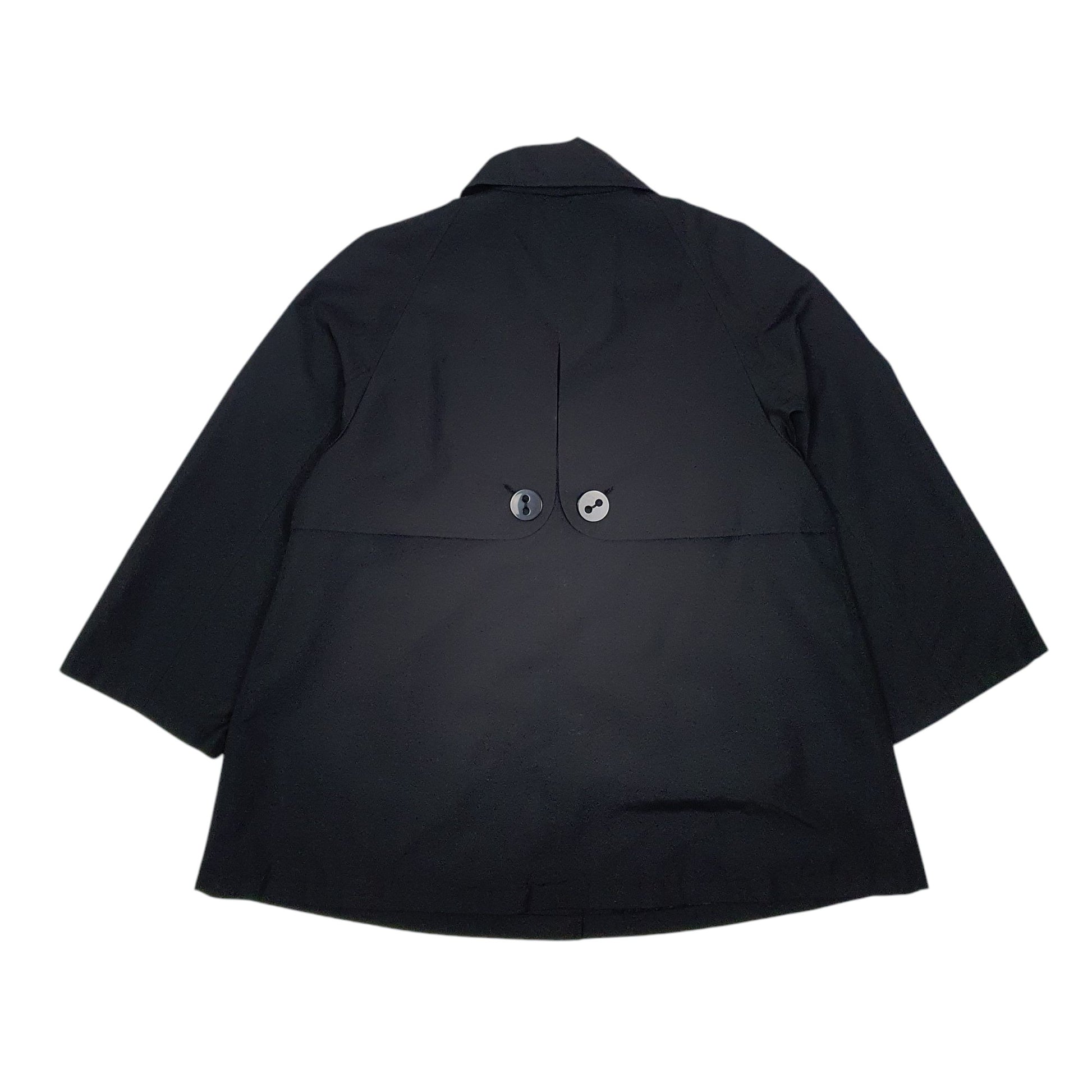 Womens Black Piazz   Coat