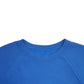 Womens Blue Nike Spellout Crop Top Crewneck Jumper