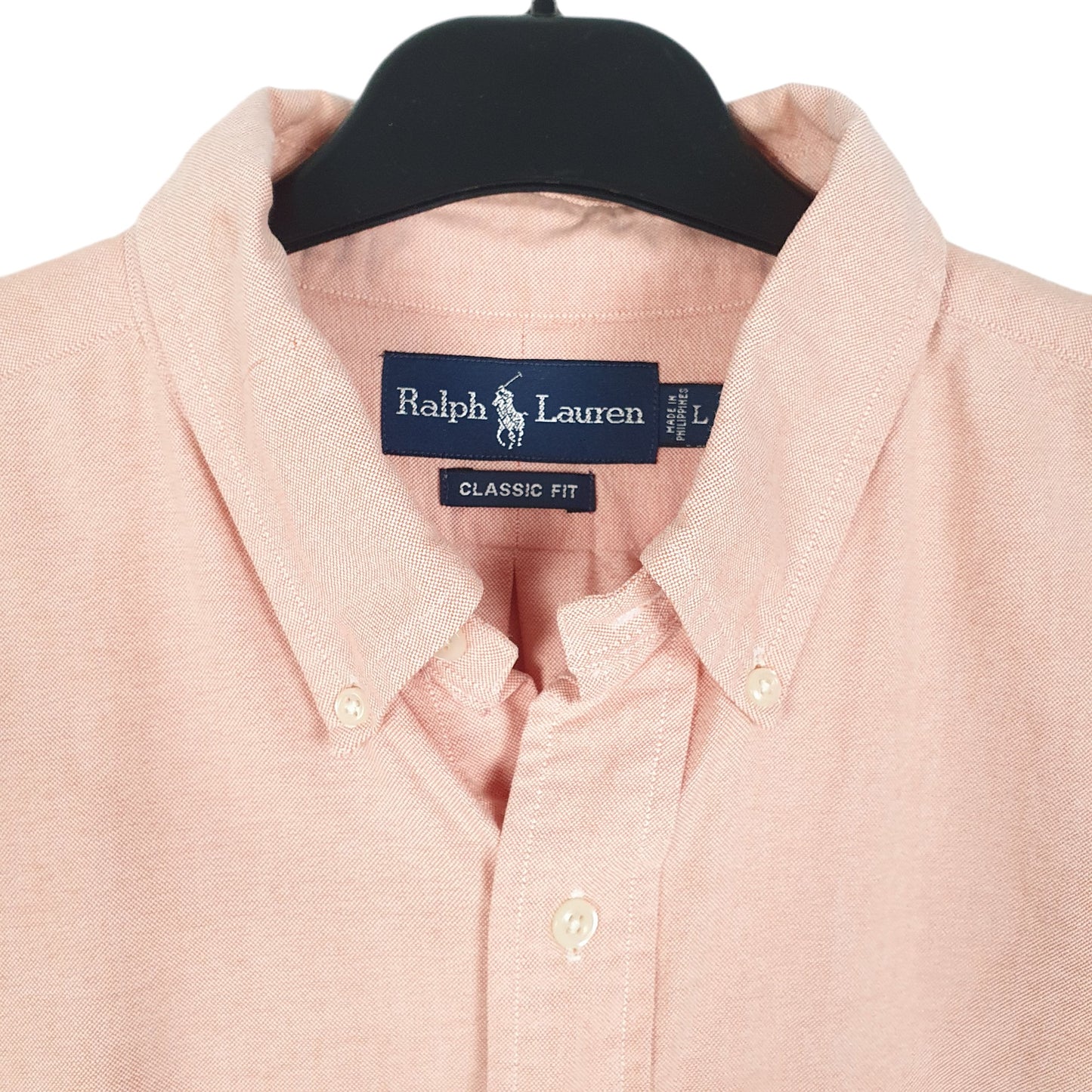 Mens Pink Ralph Lauren Oxford Long Sleeve Shirt