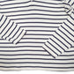 Womens Cream L.L.Bean Knit Striped Quarter Zip Jumper