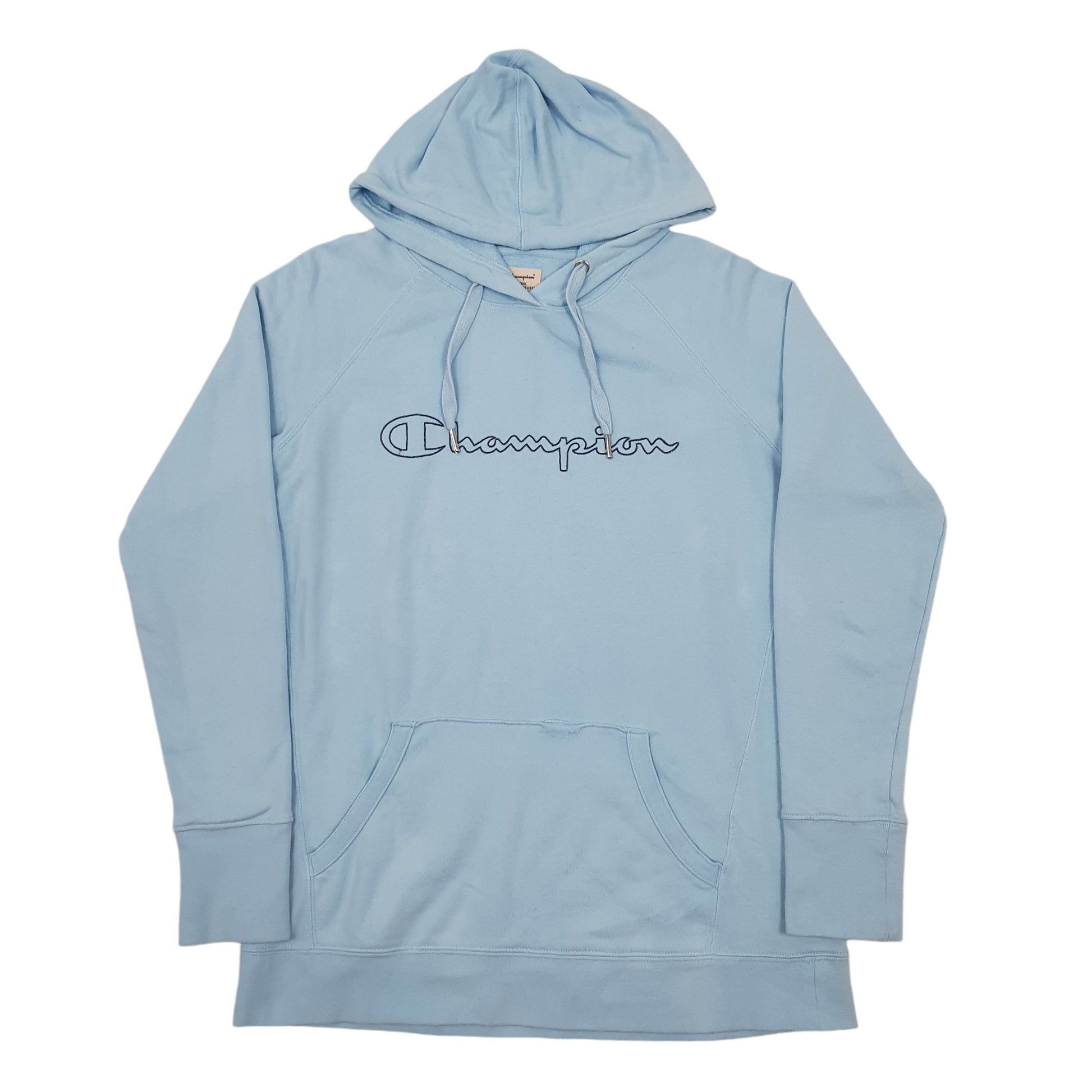 Mens Blue Champion  Hoodie Jumper