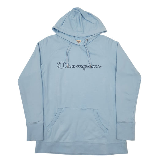 Mens Blue Champion  Hoodie Jumper
