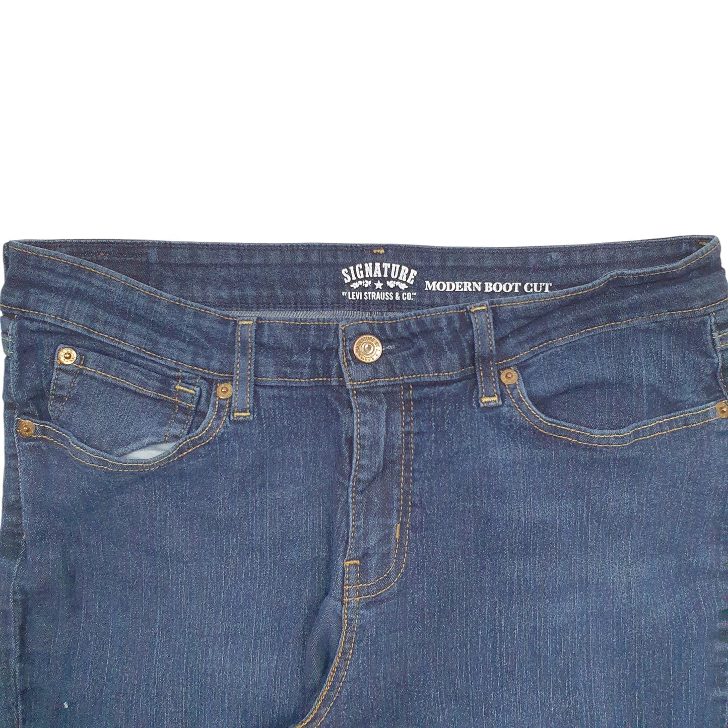 Womens Blue Levis Signature Modern JeansW34 L29