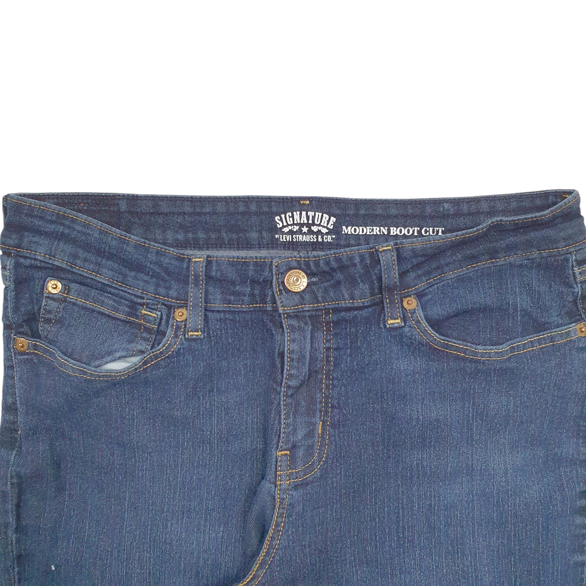 Womens Blue Levis Signature Modern JeansW34 L29
