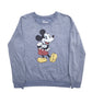 Womens Blue Disney Mickey Mouse Crewneck Jumper