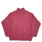 Mens Burgundy Patagonia Synchilla Snap Popper Button Up Quarter Zip Jumper