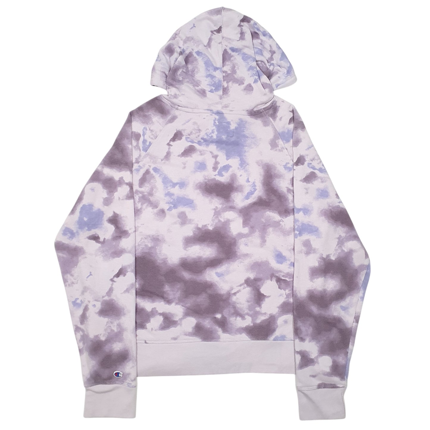 Womens Pink Champion Tie Dye Hoodie Jumper